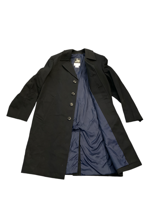 Male Vintage J&S Police Trench Coat Midnight Blue Epaulette loop Grade B TCJS03B