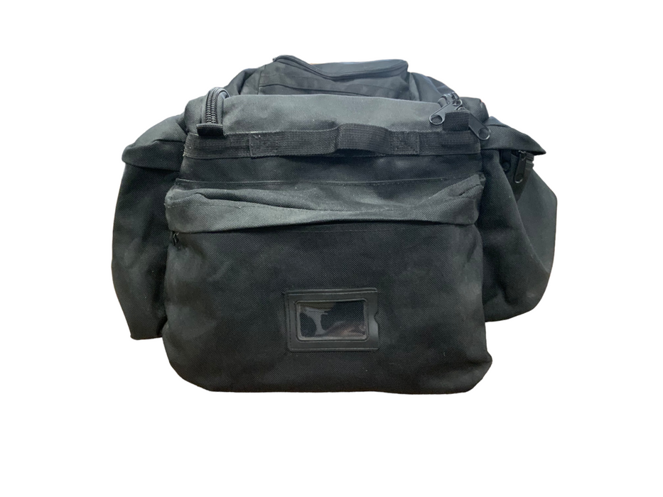 Black Tactical Durable Nylon Short Handled Kit Bag Large Rucksack KB03B