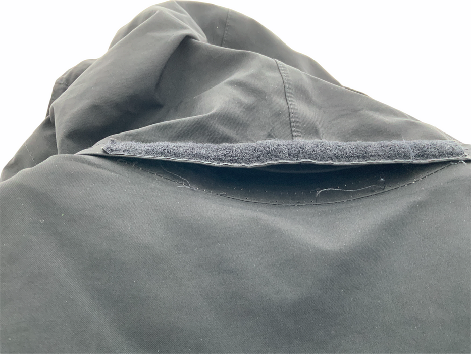 Black Goretex Waterproof 3/4 Length Rain Coat Security Dog Handler XL/T OJ44