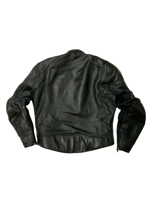 BKS Leather Motorbike Jacket Black From Two Piece Chest 50" BKSJKT01 GRADE B