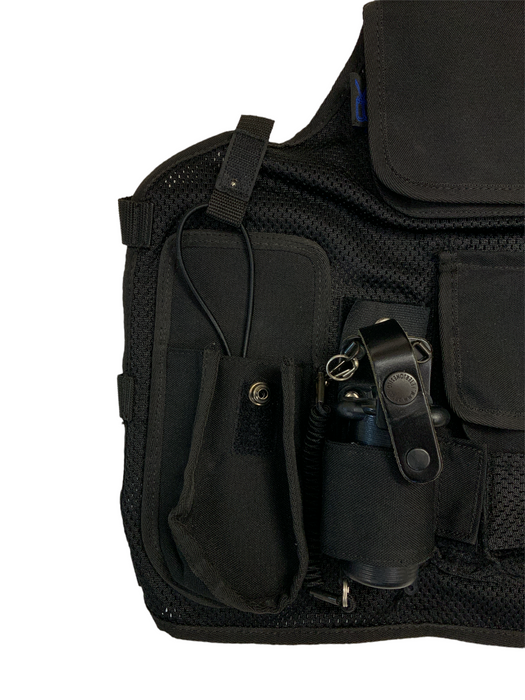 Black Tactical Load System Tac Vest Security Dog Handler Events OBTV54B