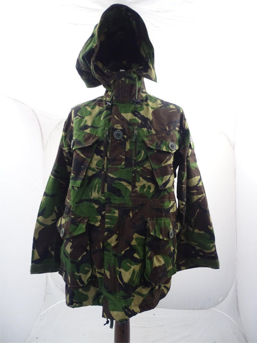 British DP Woodland Camo Windproof Combat Smock SAS Army - 160/104 Height/Chest