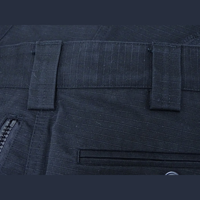 Ripstop Tactical Cargo Trouser Black Male Patrol Security R3UB
