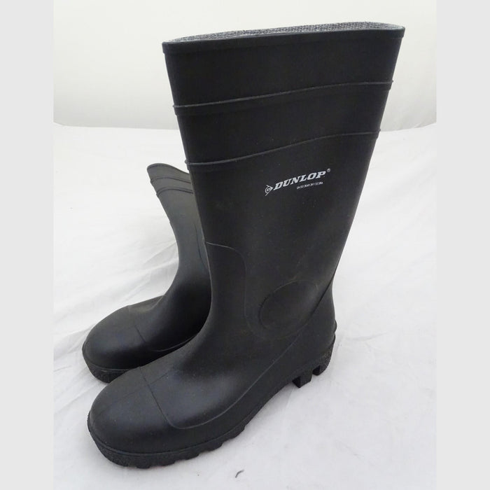 Dunlop Steel Toe Cap Wellington Boots Black Wellies DUNLOPAN