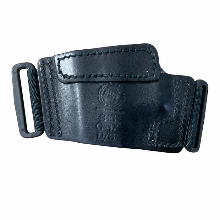 PWL Belt Slide Leather Holster Glock 17 Gun Holster GH28