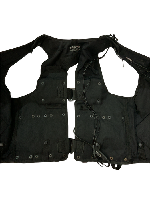 Arktis Black Tac Vest SAS Combat Security Paint-balling 44”-50” Chest OBTV30