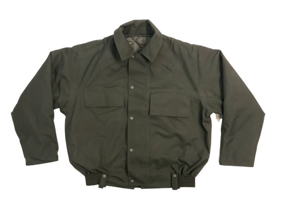 Black Waterproof Blouson Bomber Jacket Security Dog Handler Large/Regular OJ85