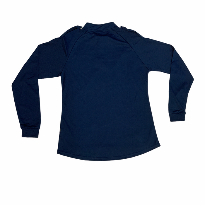 Breathable Long Sleeve Wicking Shirt With Epaulettes - Women's - Blue - NEW
