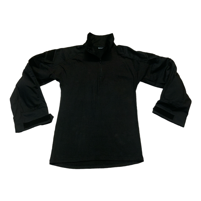 SOLO Tactical Black UBAC Long Sleeve Shirt Ripstop Sleeve & Elbow Pads SUBAC01A