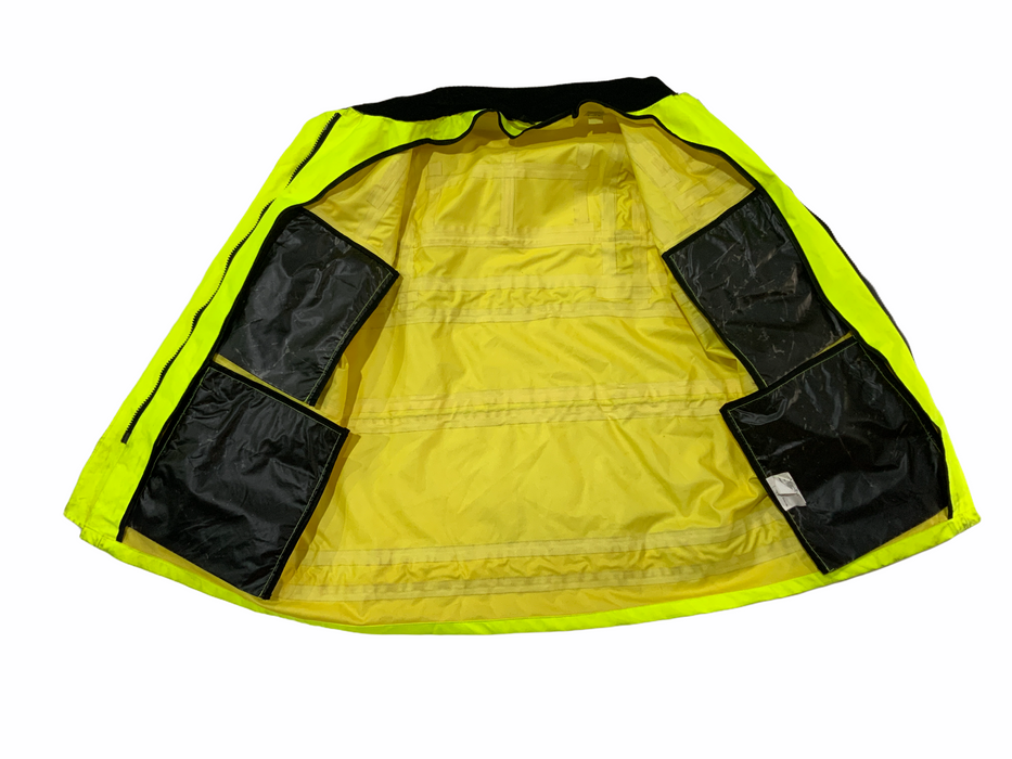 Hi Vis Goretex Jacket Waterproof Rain Coat Security Dog Handler HVGC6B