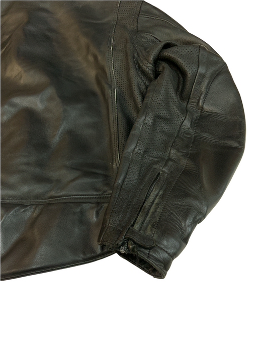 BKS Leather Motorbike Jacket Black From Two Piece BKSJKT05B GRADE B