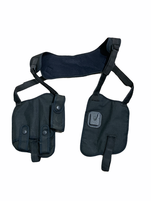 Black Covert Harness Covert Vest With Klickfast Cuffs Baton CS Gas Holder CH07B