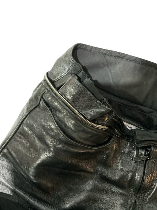 BKS Leather Motorbike Trouser Black From Two Piece Waist 35" BKSTRS02B Grade B