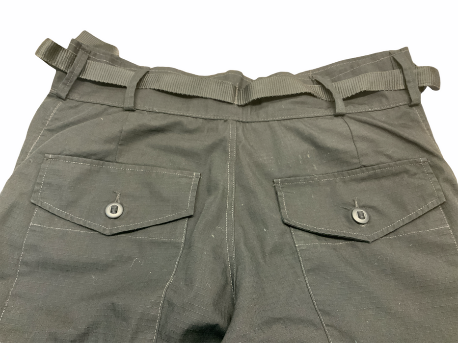 Used Men's Black Tactical Waterproof Ripstop Combat Trousers Grade B