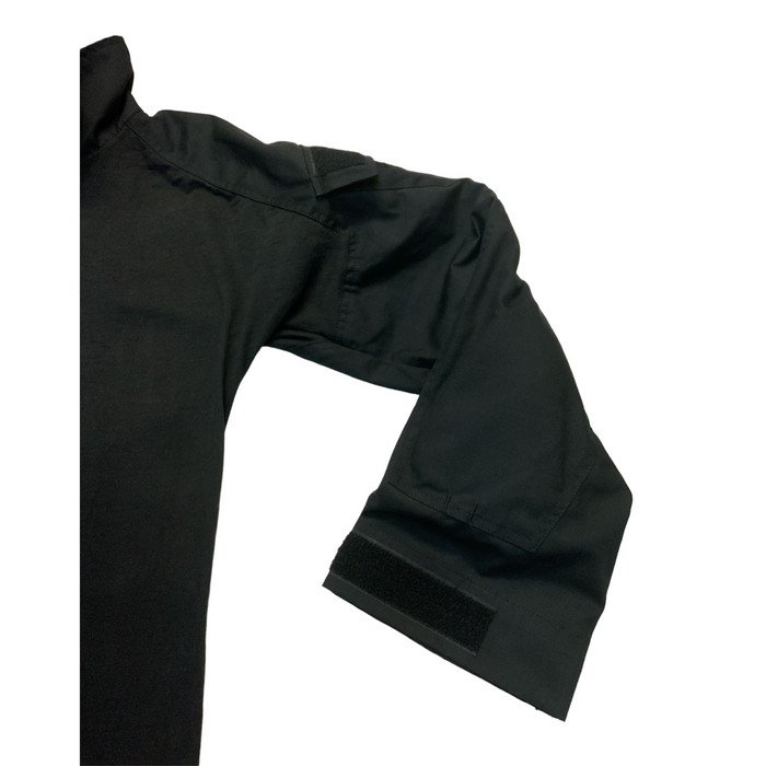 SOLO Tactical Black UBAC Long Sleeve Shirt Ripstop Sleeve & Elbow Pads SUBAC01A