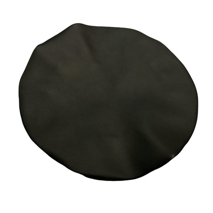 Black Leather Waterproof Cover for Peak Caps BPKCAPCOV3A