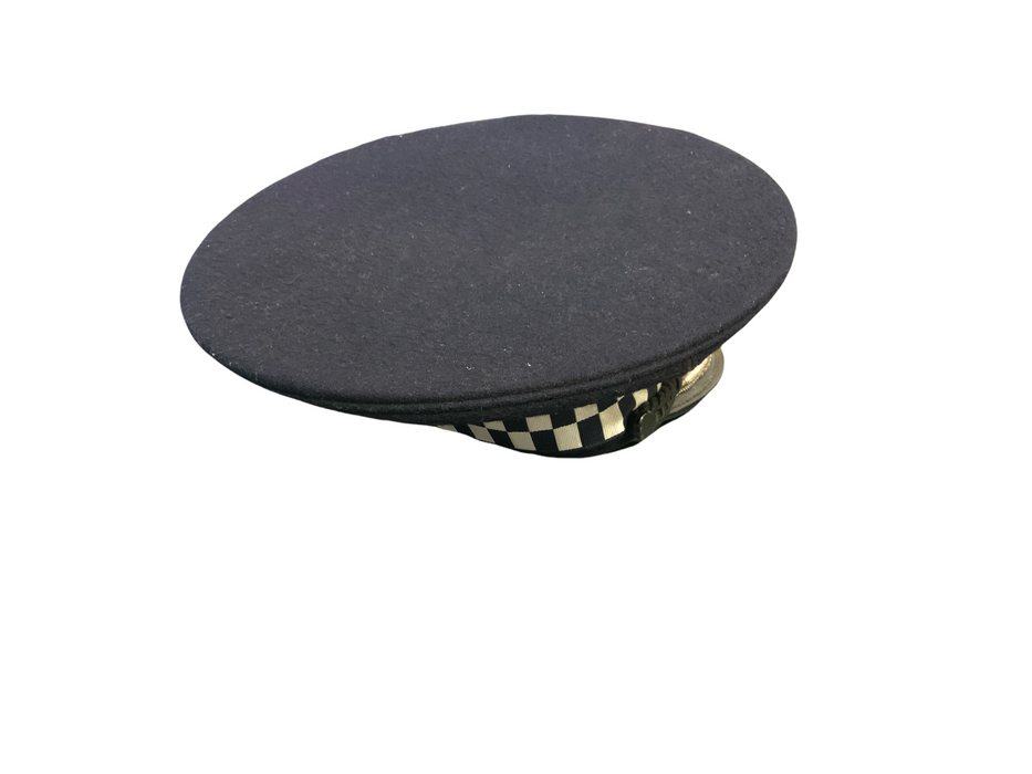 Navy Blue Chief Superintendent Silver Banded Flat Peaked Cap Collectors Grade B