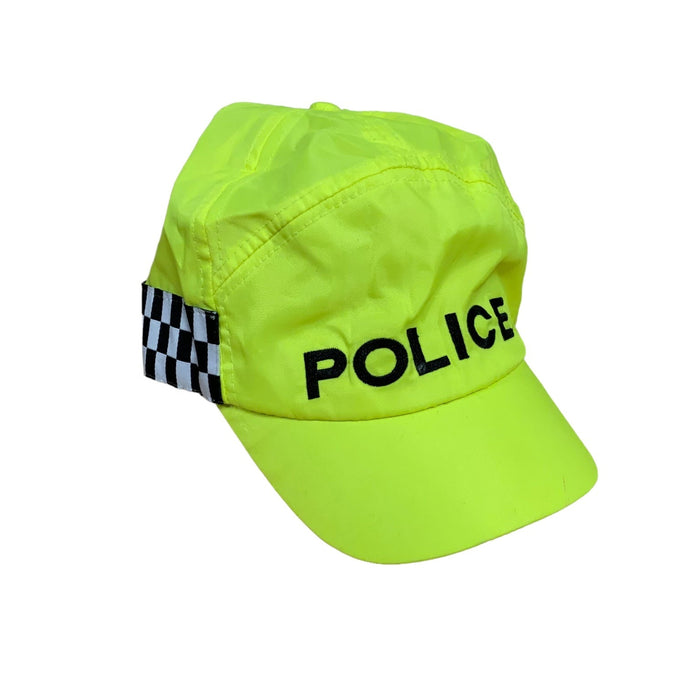 Genuine Hivis Yellow Police Branded Baseball Cap Style 1