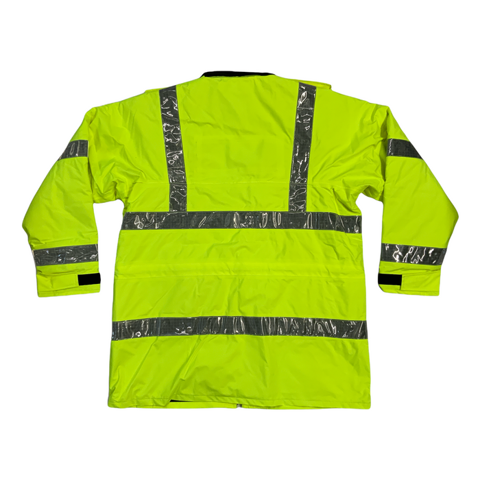 Hivis 3/4 Goretex Waterproof Rain Coat Security HVGC04AN