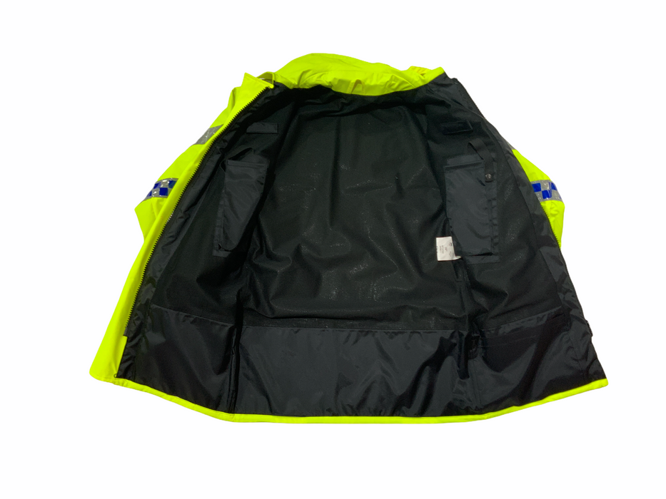 Hi Viz Breathable Waterproof Ventflex Coat Security HVVF02A