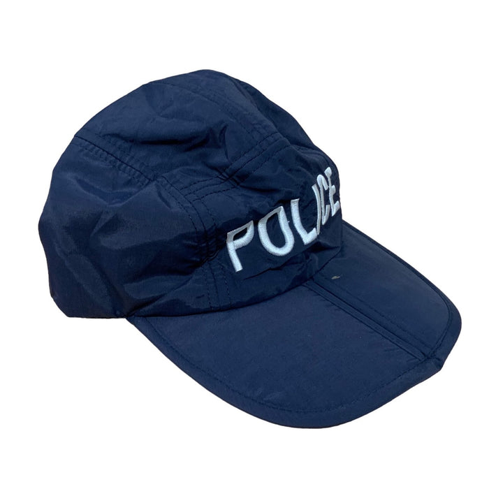 Police Branded Baseball Cap Blue Folding BLUPOLCAP08