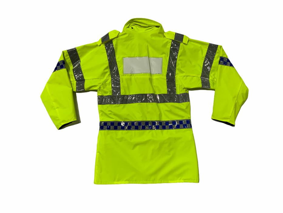 Hi Viz Breathable Waterproof Ventflex Coat Security HVVF02A