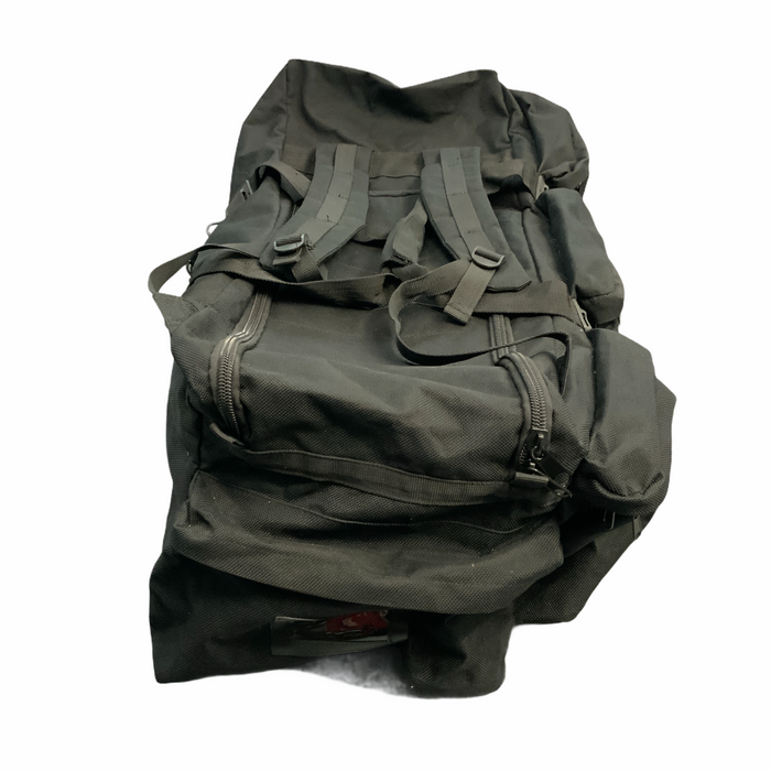 Black Tactical Durable Nylon Short Handled Kit Bag Large Rucksack