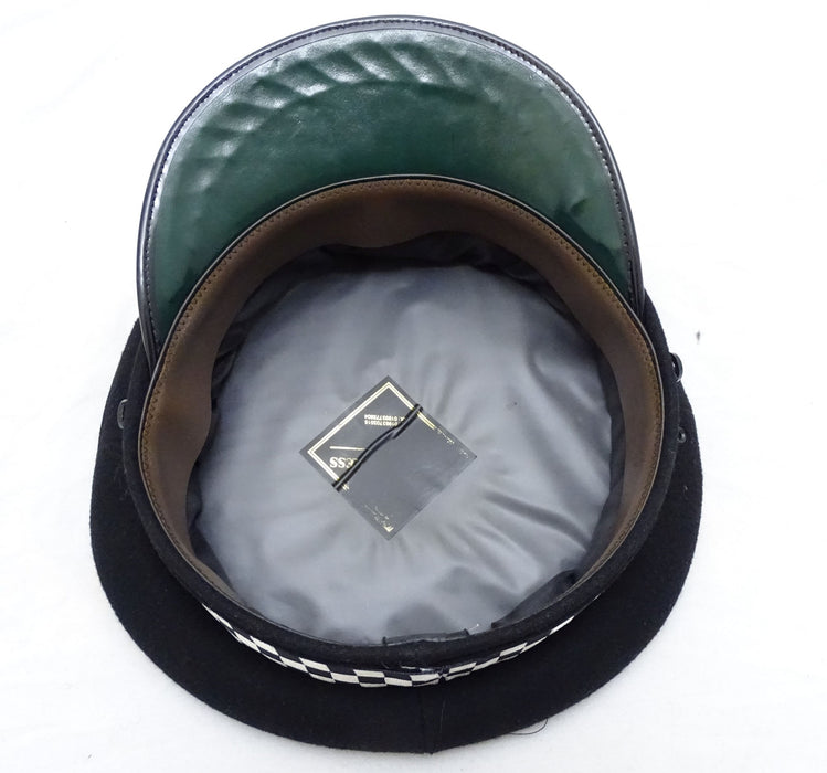 Genuine Chief Superintendent Silver Banded Flat Peaked Cap Collectors Grade B