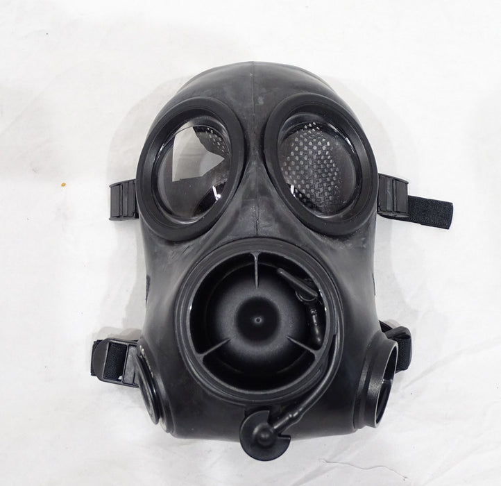 Avon FM12 Gas Mask CBRN Respirator Made In 2008 & New Vision Correction Monocle
