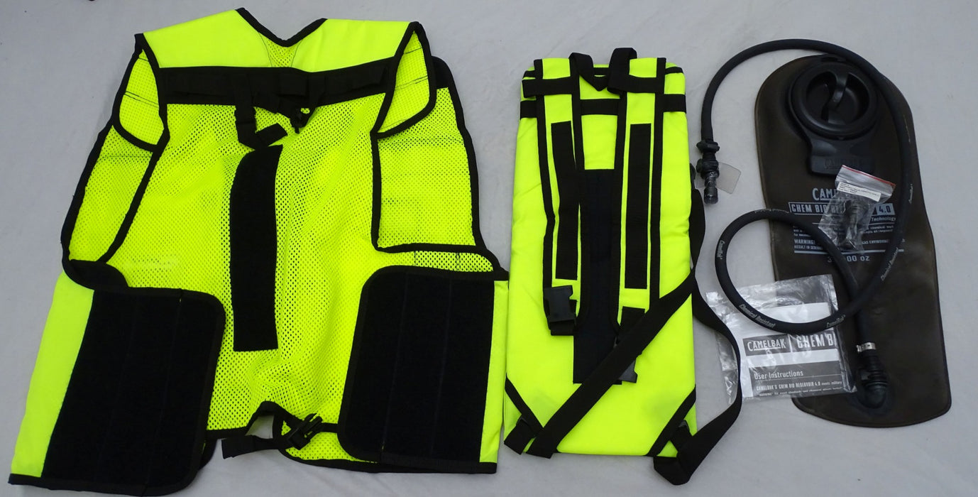 New Police Hi Vis Remploy Frontline Hydration Tactical Vest MK2 Pouch & Bladder