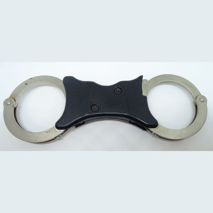 Genuine Hiatts Chrome Rigid Handcuffs Speedcuffs Quickcuff Like TCH 840 Grade C