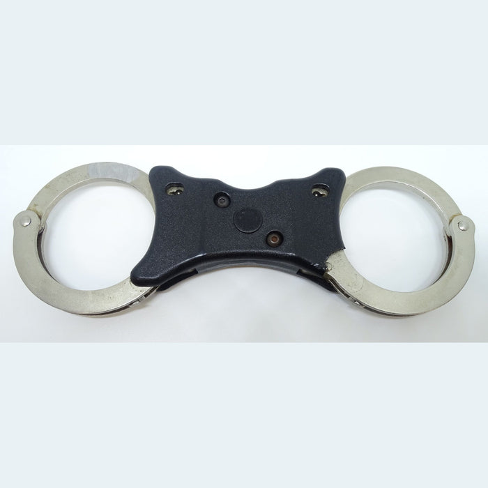 Genuine Hiatts Chrome Rigid Handcuffs Speedcuffs Quickcuff Like TCH 840 Grade C