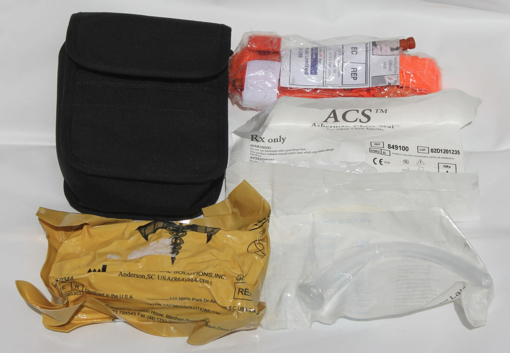 Personal Trauma Pack With Pouch Air Soft Medic Kit Paintball CAT