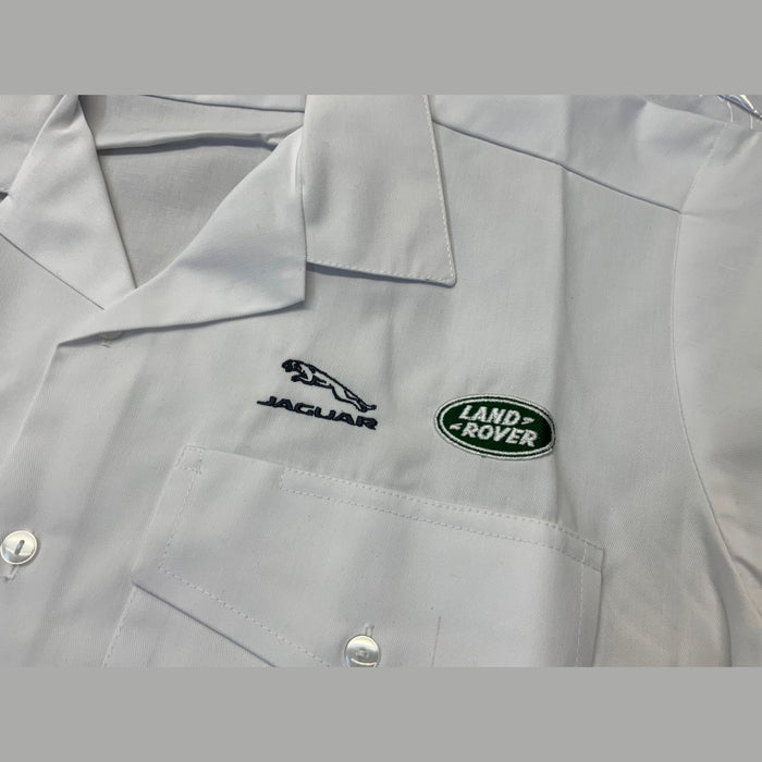 Jaguar Landrover Male Short Sleeve White Shirt JAGLANMSW01AN