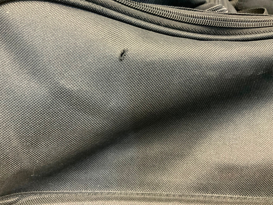 Black Tactical Durable Nylon Short Handled Kit Bag Large Wheel Suitcase KB05B