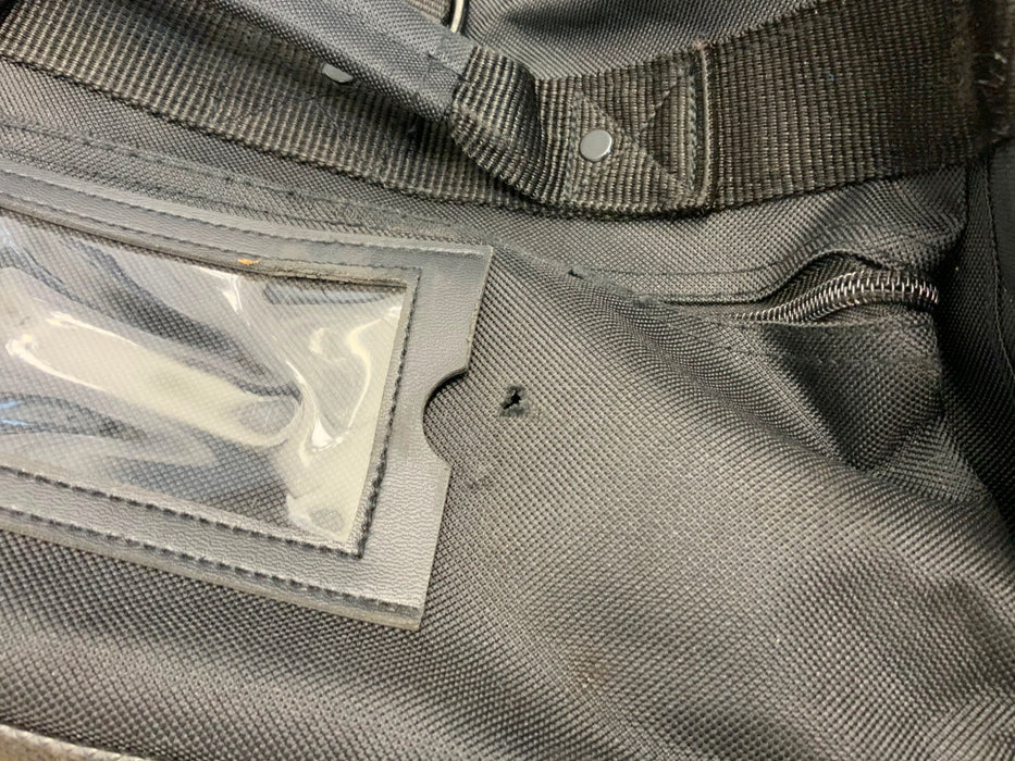 Black Tactical Durable Nylon Short Handled Kit Bag Large Wheel Suitcase KB05B