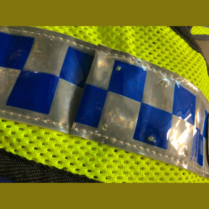 Used Hi Viz Tactical Load System Tac Vest Back Panel *BACK PANEL ONLY* HVTVBP1B