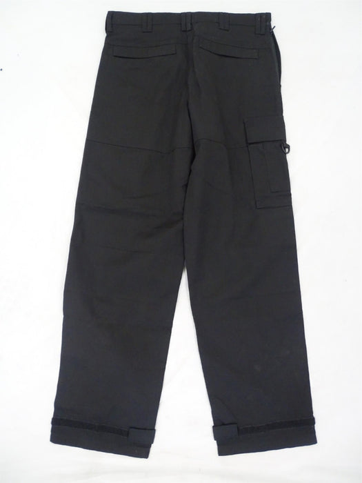 KIT DESIGN Men's Black Tactical Ripstop Cargo Trousers Style 1 KITCARGO1
