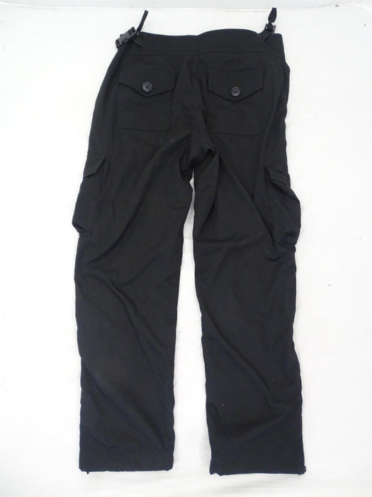 KIT Design Men's Black Tactical Ripstop Combat Trousers