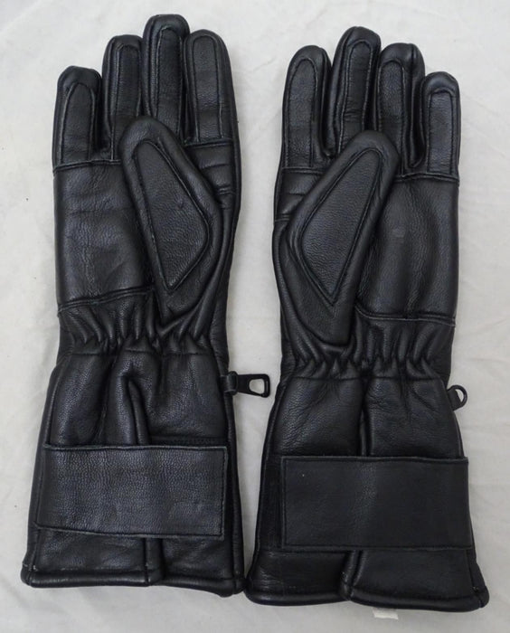 New MLA LTD M300 Black Leather PPE Riot Gear Public Order Gloves GLV13N