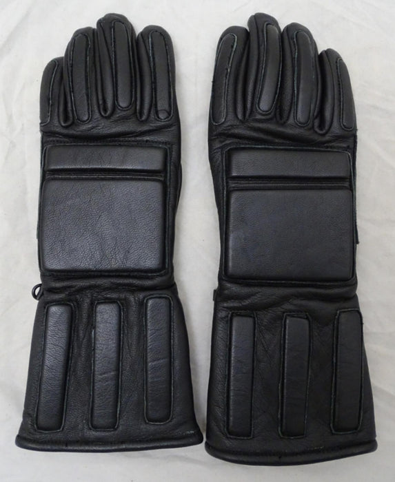 New MLA LTD M300 Black Leather PPE Riot Gear Public Order Gloves GLV13N