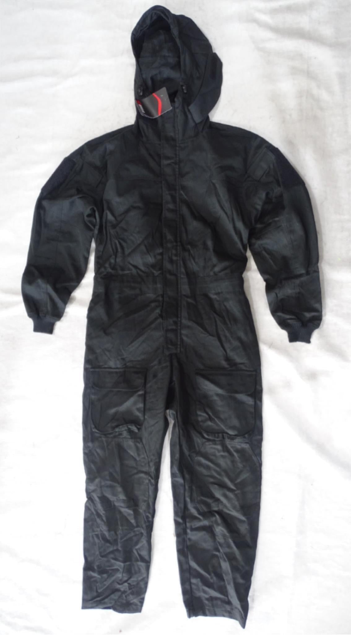 New Keela Black Tactical Overall Coverall Paintballing Workwear Airsof ...