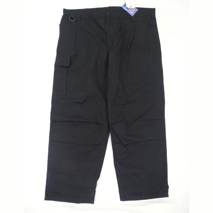 KIT DESIGN Cargo Ripstop Tactical Women's Black Trouser WKITCARGO1N
