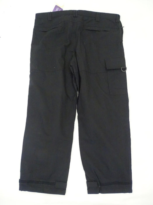 New KIT DESIGN Men's Black Tactical Ripstop Cargo Trousers Style 1