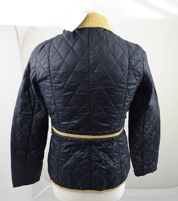 New Barbour International Female Quilted Black Jacket Size Small ODDC02