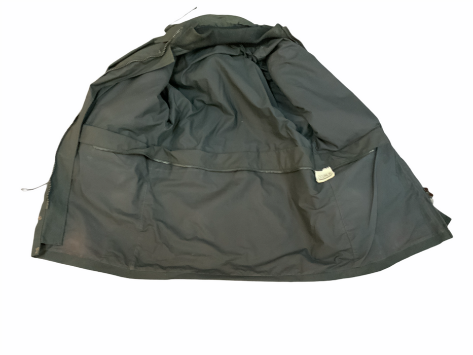 Black Tactical Police Jacket Waterproof Coat Security Dog Handler L OJ60