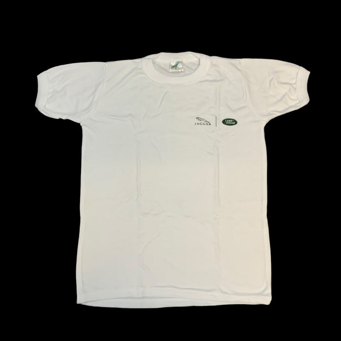 Jaguar Land Rover White T-shirt 100% Cotton New Mens Small JAGLANTOPWN