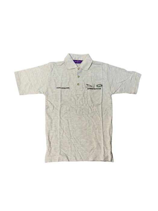 Mens Jaguar Land Rover Grey Polo Shirt - Small