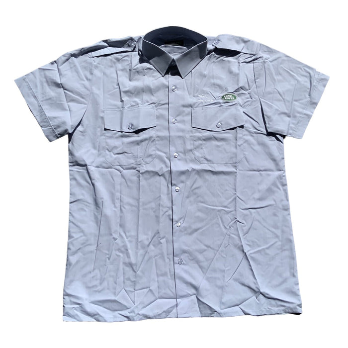 Jaguar Landrover Double Two Male Light Blue Short Sleeve Shirt JAGLANMSB01