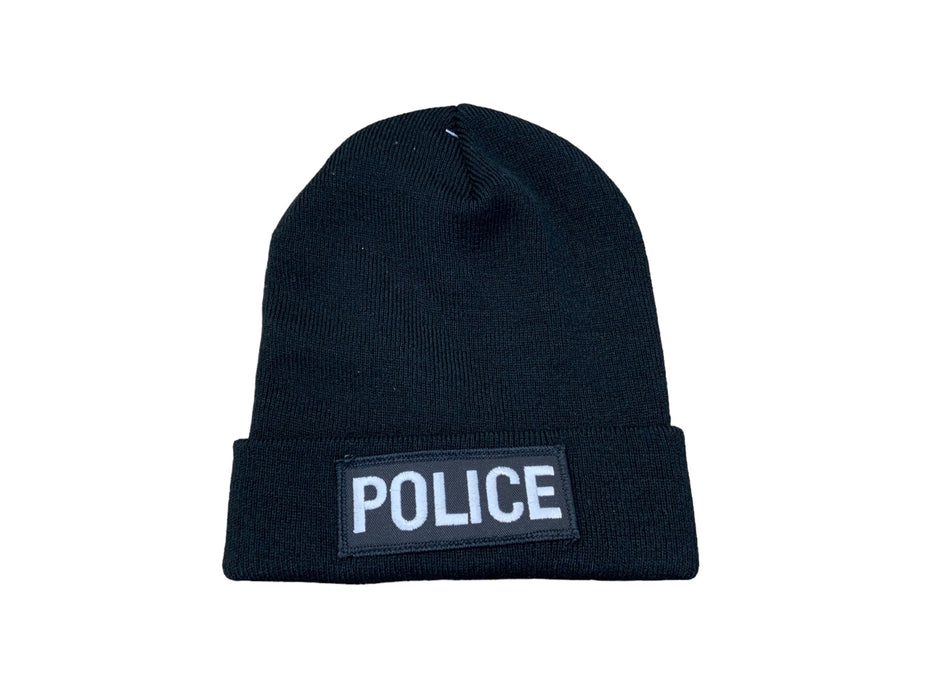 New Police Badged Beanie Hat Cap